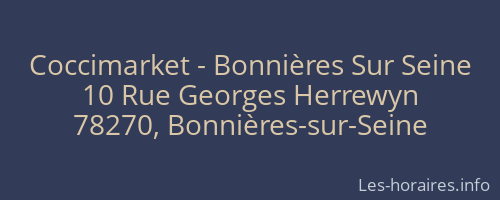 Coccimarket - Bonnières Sur Seine