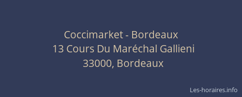 Coccimarket - Bordeaux