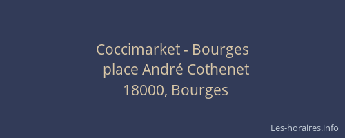 Coccimarket - Bourges
