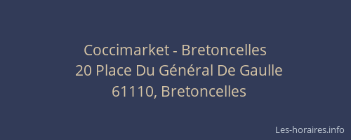 Coccimarket - Bretoncelles
