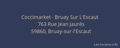 Coccimarket - Bruay Sur L'Escaut
