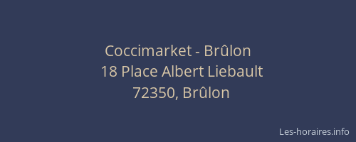 Coccimarket - Brûlon