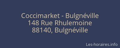 Coccimarket - Bulgnéville