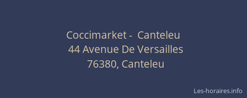 Coccimarket -  Canteleu