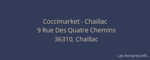 Coccimarket - Chaillac