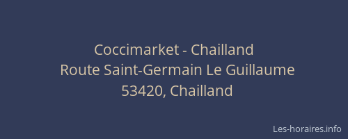 Coccimarket - Chailland
