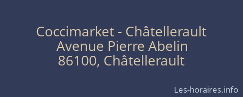 Coccimarket - Châtellerault