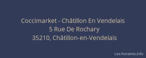 Coccimarket - Châtillon En Vendelais