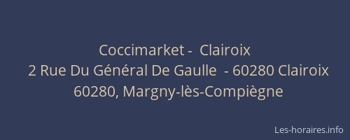 Coccimarket -  Clairoix