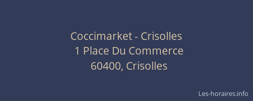 Coccimarket - Crisolles
