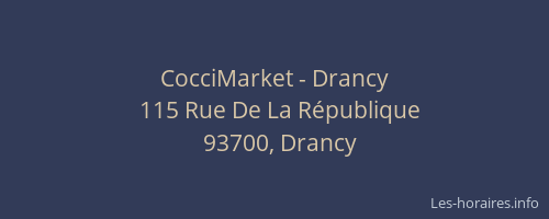 CocciMarket - Drancy
