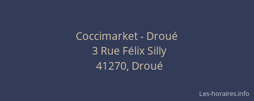 Coccimarket - Droué