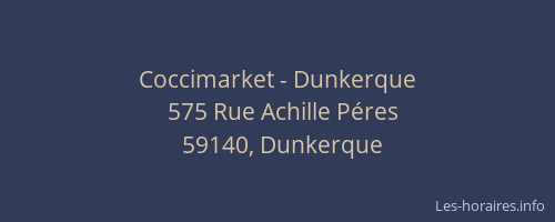 Coccimarket - Dunkerque