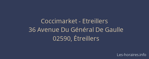 Coccimarket - Etreillers