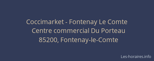 Coccimarket - Fontenay Le Comte