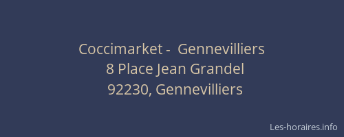 Coccimarket -  Gennevilliers