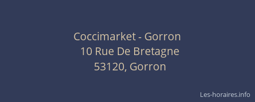 Coccimarket - Gorron