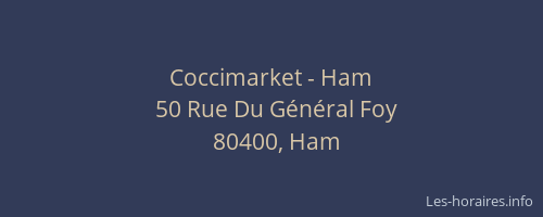 Coccimarket - Ham