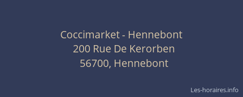 Coccimarket - Hennebont