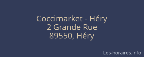 Coccimarket - Héry