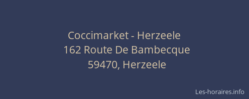 Coccimarket - Herzeele