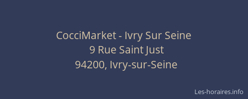 CocciMarket - Ivry Sur Seine