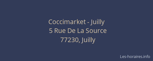 Coccimarket - Juilly