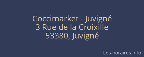 Coccimarket - Juvigné