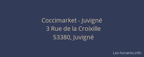 Coccimarket - Juvigné