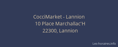 CocciMarket - Lannion