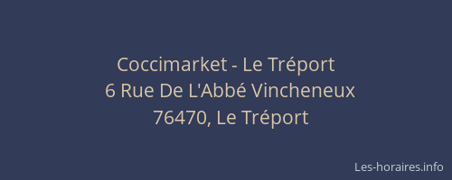 Coccimarket - Le Tréport