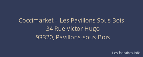 Coccimarket -  Les Pavillons Sous Bois