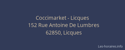 Coccimarket - Licques