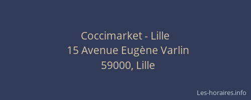 Coccimarket - Lille