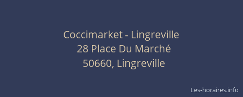 Coccimarket - Lingreville