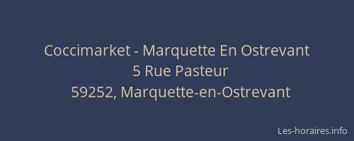 Coccimarket - Marquette En Ostrevant