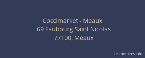 Coccimarket - Meaux