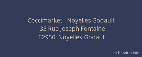 Coccimarket - Noyelles Godault