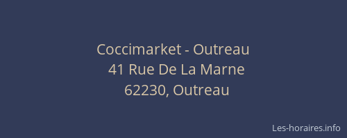 Coccimarket - Outreau