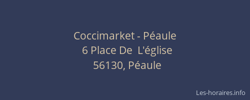 Coccimarket - Péaule