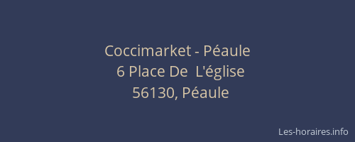 Coccimarket - P&eacute;aule