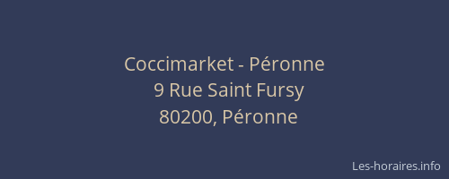 Coccimarket - Péronne