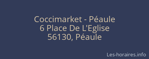 Coccimarket - Péaule