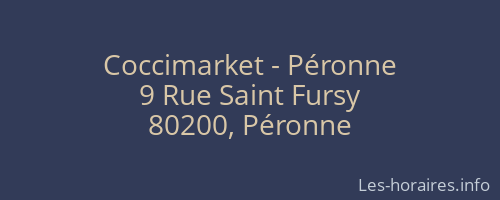 Coccimarket - Péronne