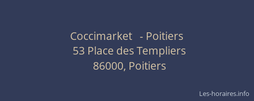 Coccimarket   - Poitiers
