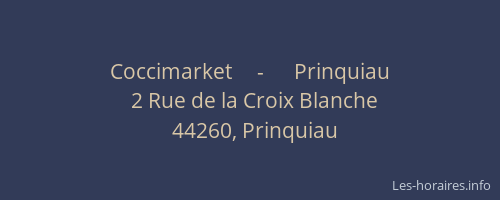 Coccimarket     -      Prinquiau