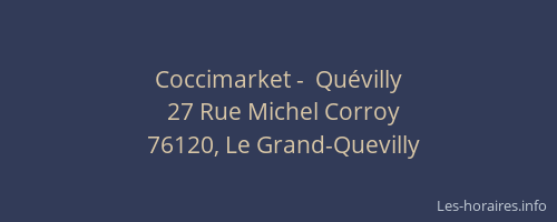 Coccimarket -  Quévilly