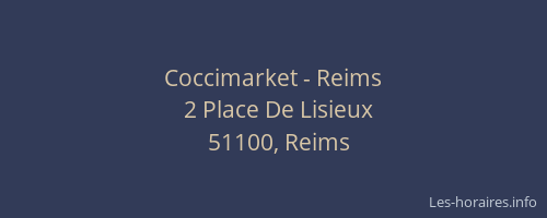 Coccimarket - Reims