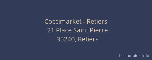Coccimarket - Retiers