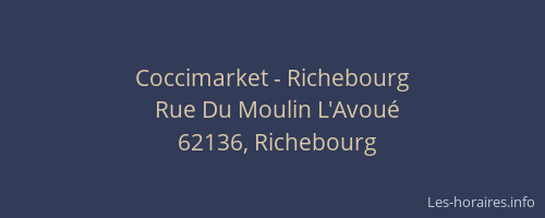 Coccimarket - Richebourg